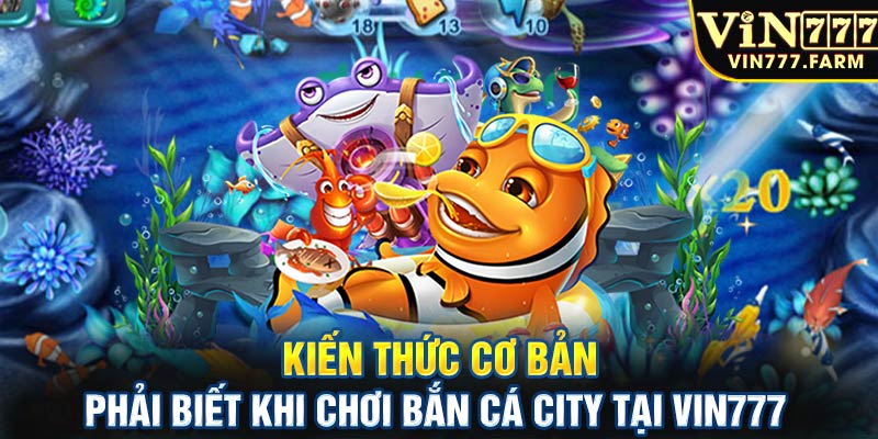 Kiến thức cơ bản phải biết khi chơi bắn cá City tại VIN777